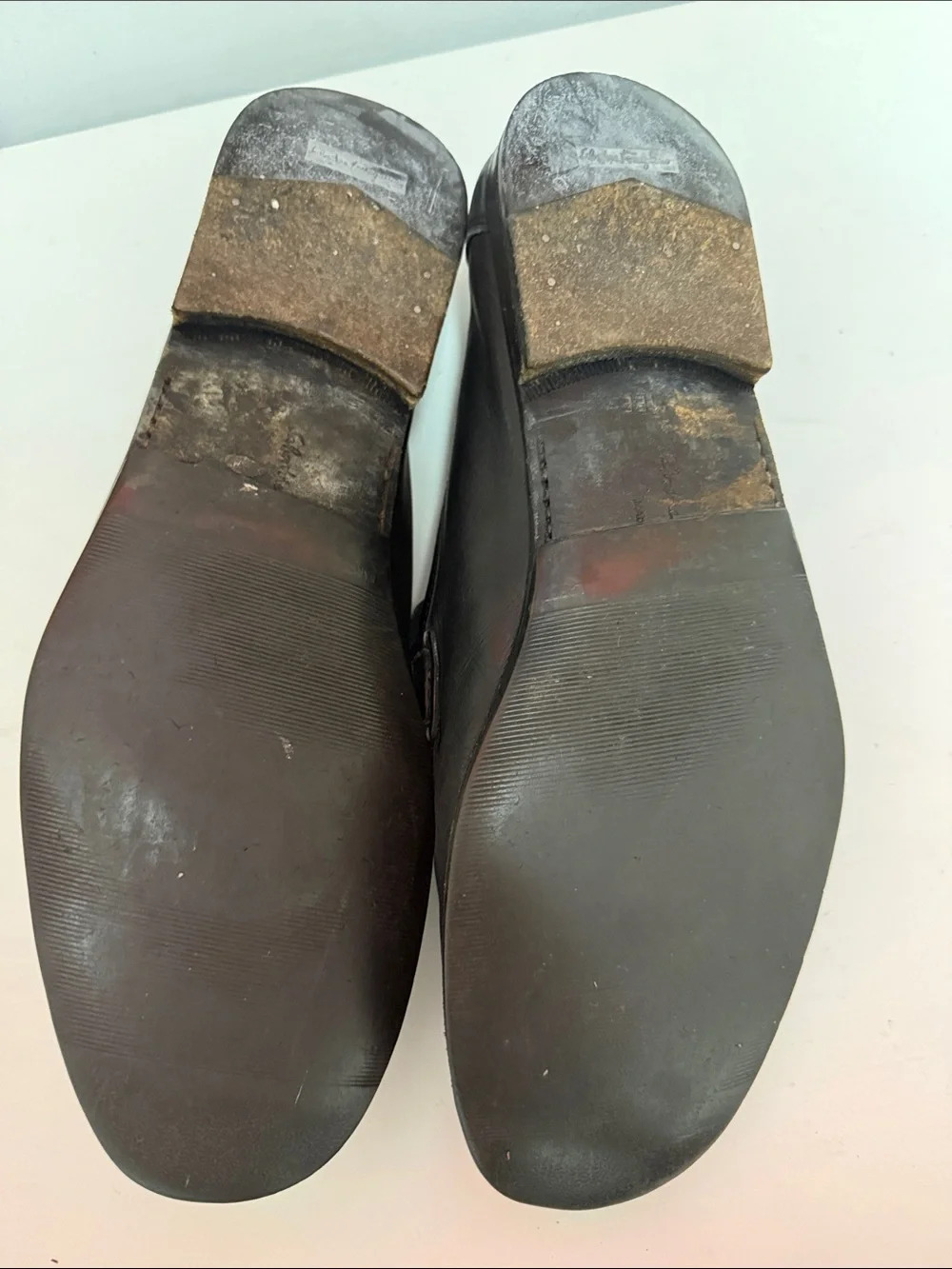 Salvatore Ferragamo Black Leather Bit Loafers